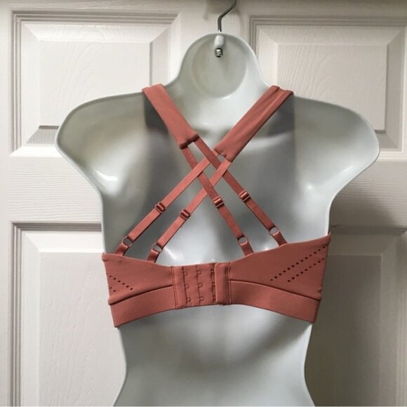 GYMSHARK Blush Laser Cut Sports Bra - Picture 4 of 5